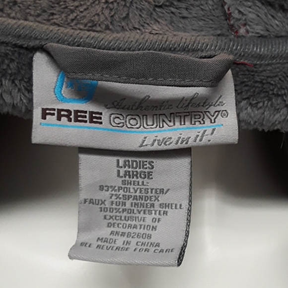 Free country Red Hooded Jacket - Picture 4 of 4